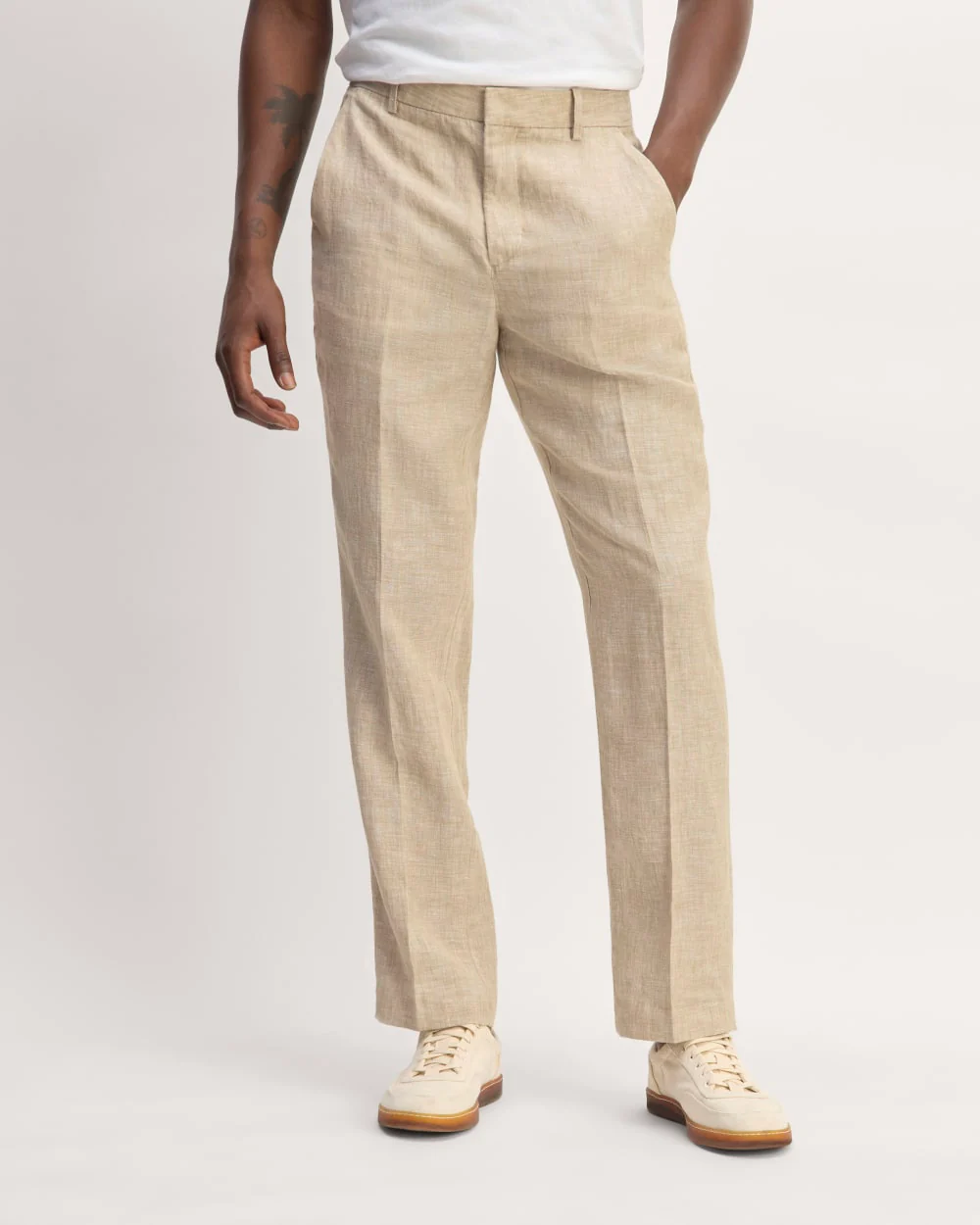 The Linen Trouser | Cornstalk Chambray - Image 3