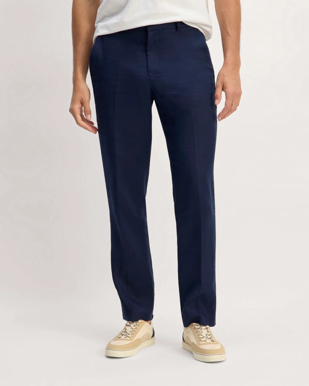 The Linen Trouser | Navy - Image 3