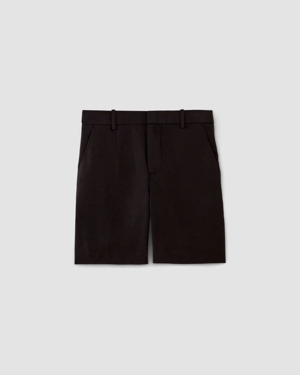 The 7" Linen Trouser Short | Black - Image 2
