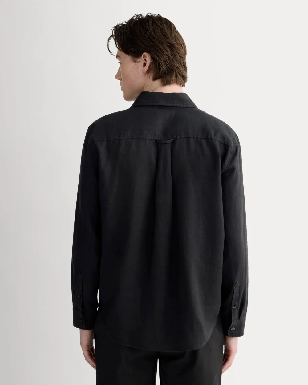 The Linen Utility Shirt | Black - Image 5