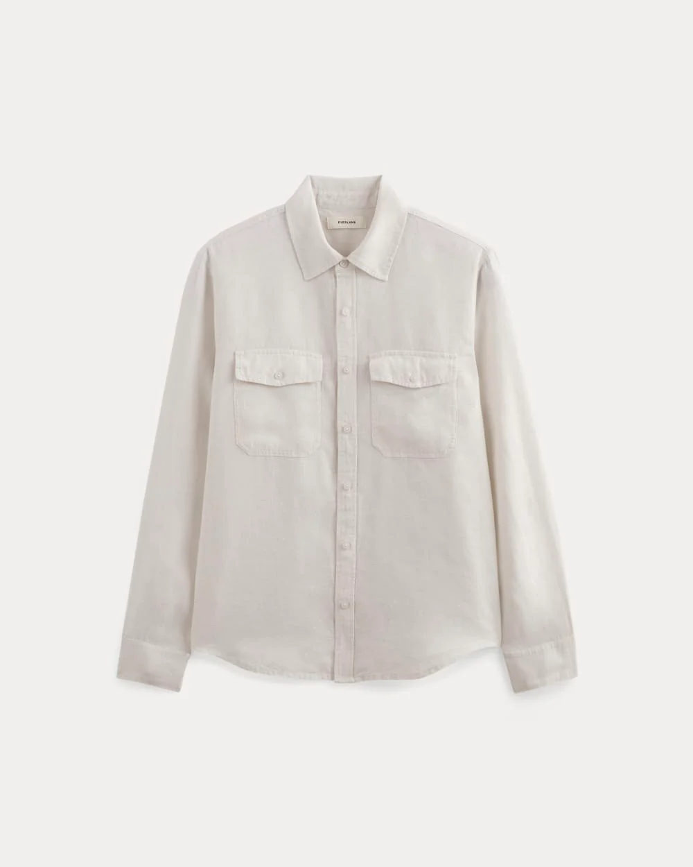 The Linen Utility Shirt | Natural Chambray - Image 2