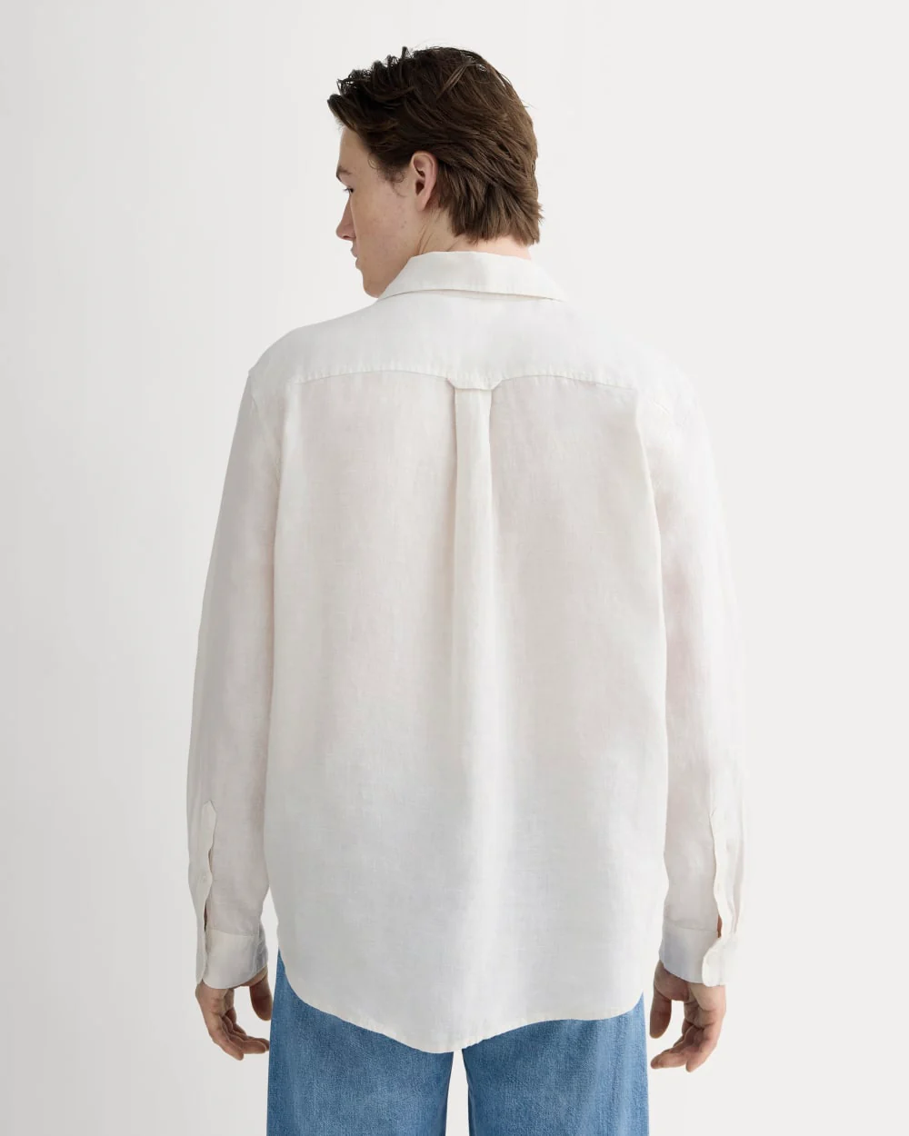 The Linen Utility Shirt | Natural Chambray - Image 5