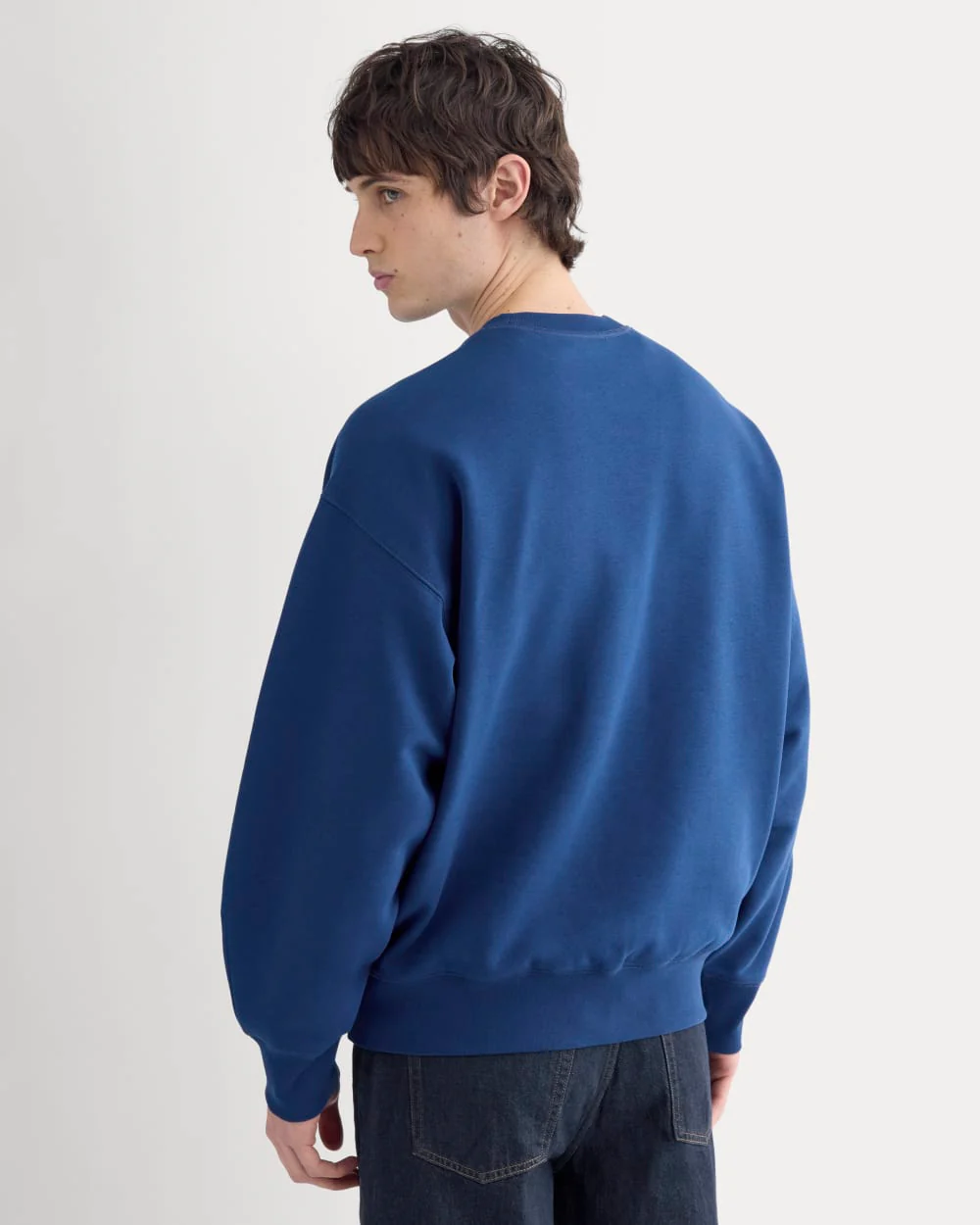 Luxe Fleece Crew Pullover | Estate Blue - Image 5