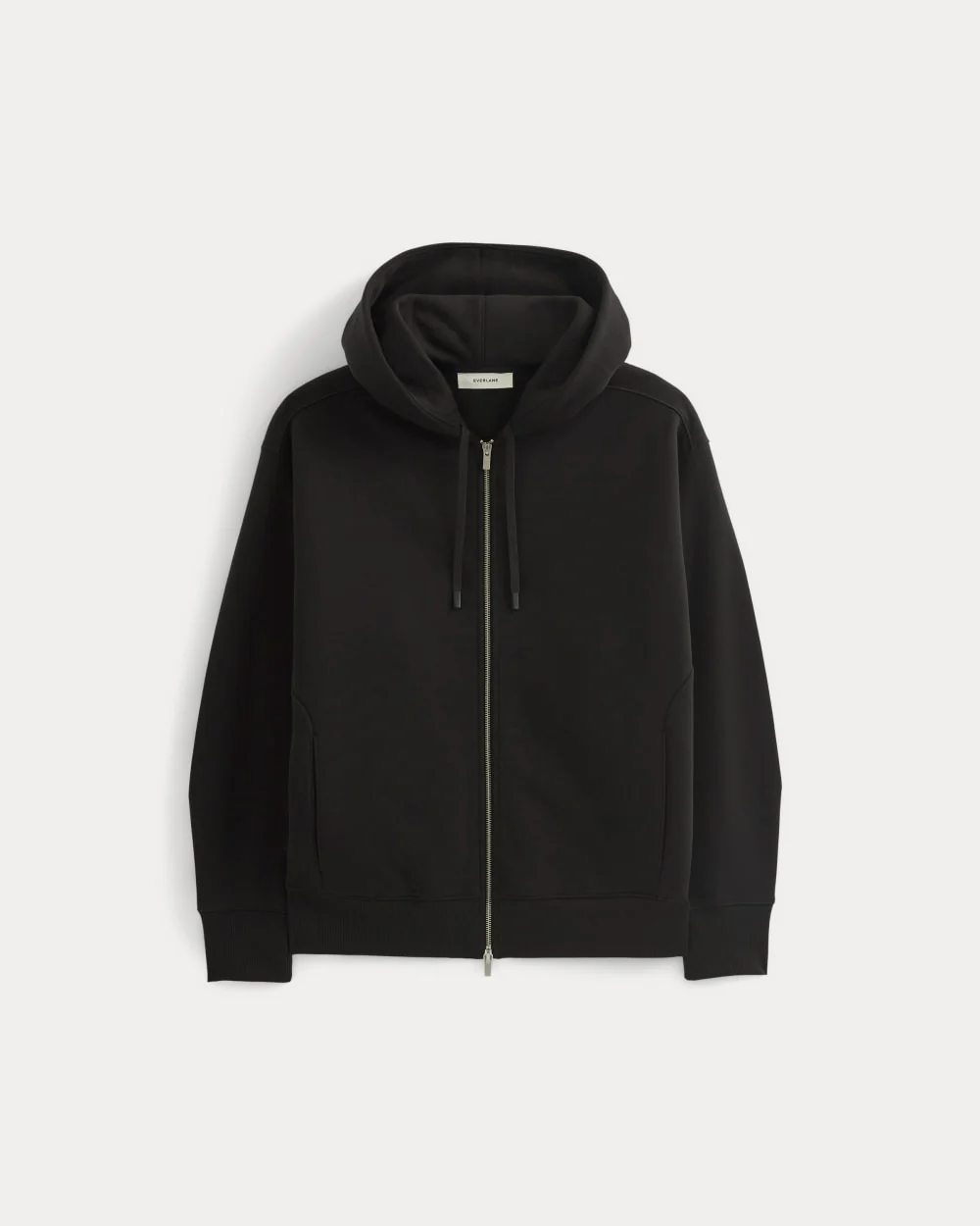 Luxe Fleece Full-Zip Hoodie | Black - Image 2