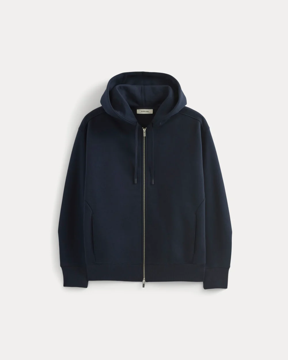 Luxe Fleece Full-Zip Hoodie | Deep Navy - Image 2