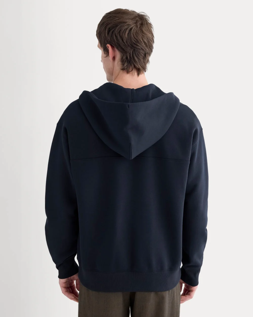 Luxe Fleece Full-Zip Hoodie | Deep Navy - Image 5