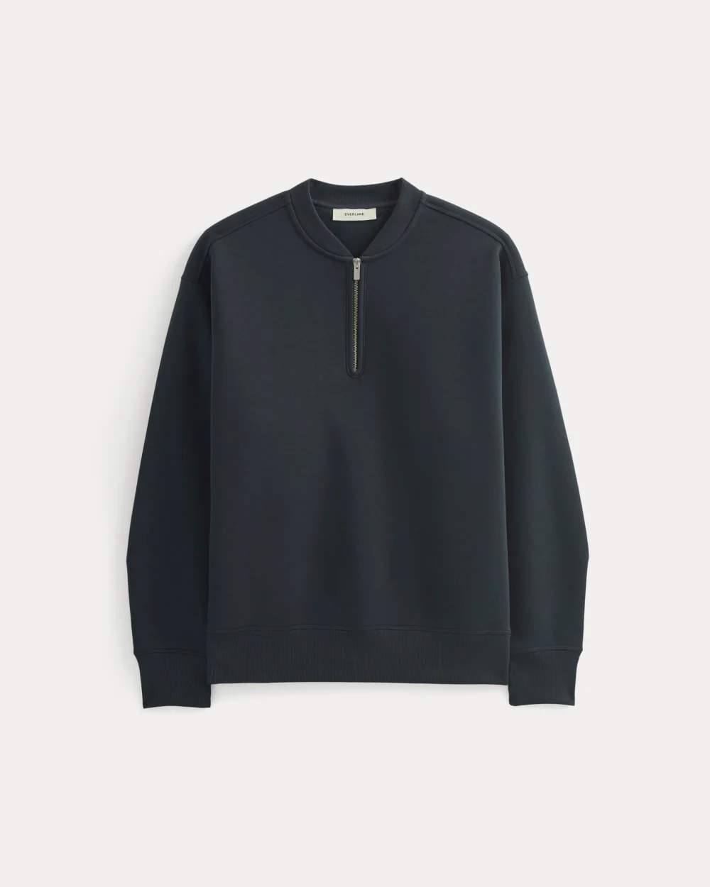 Luxe Fleece Half-Zip Pullover | Deep Navy - Image 2