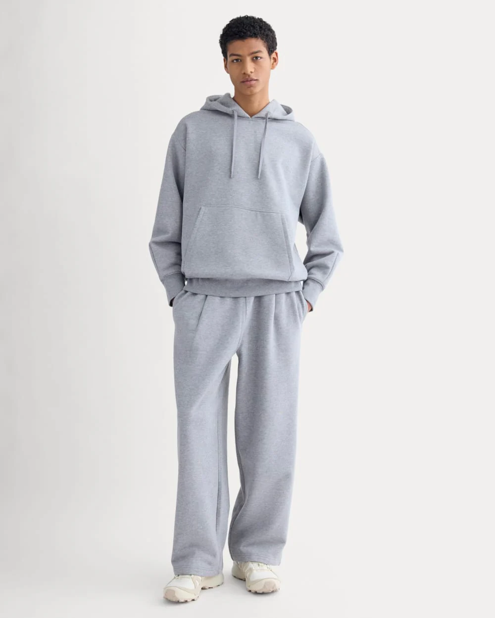Luxe Fleece Hoodie | Vintage Heather Grey - Image 3