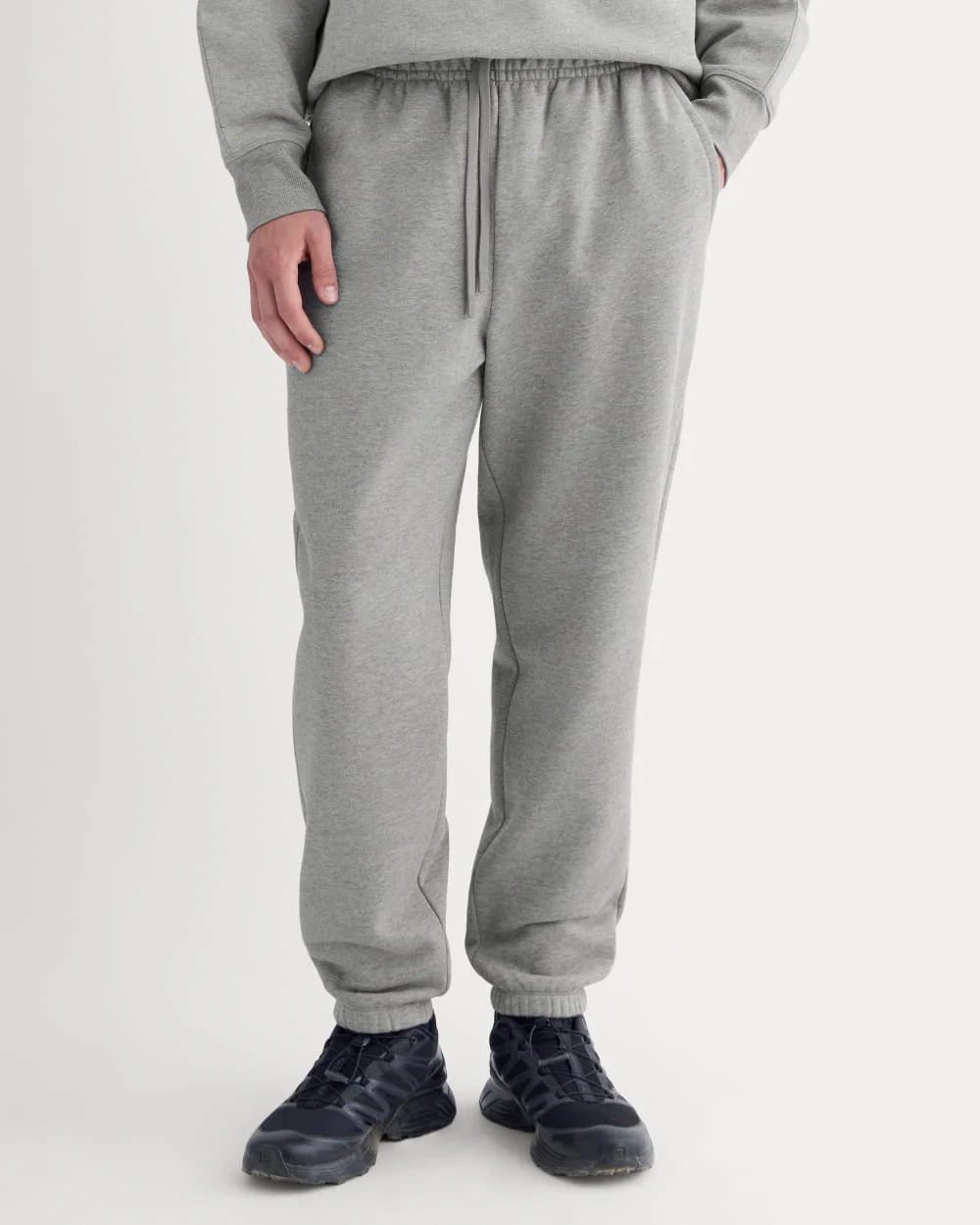Luxe Fleece Jogger | Vintage Heather Grey - Image 3