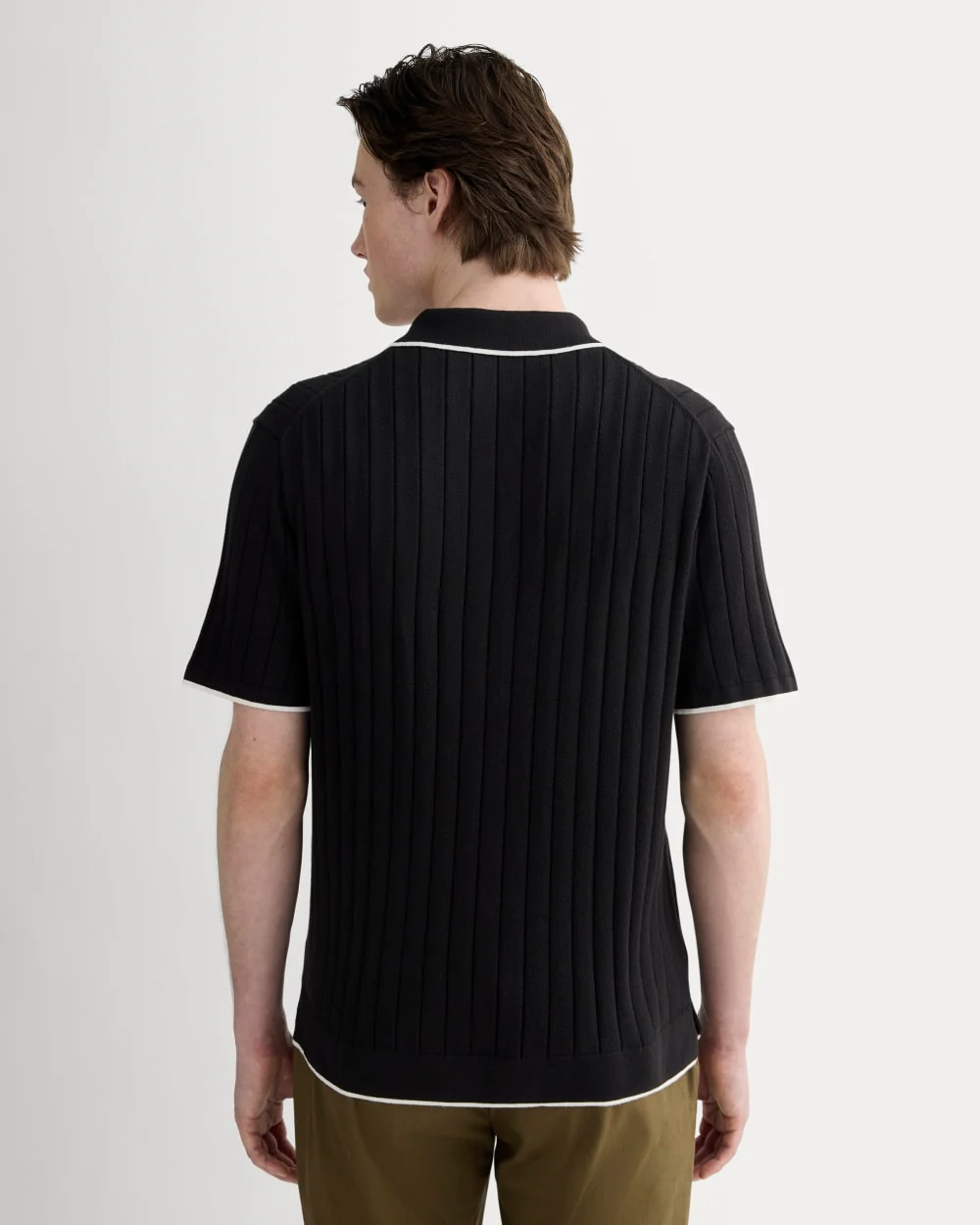 The No-Sweat Button-Down Polo | Black - Image 5