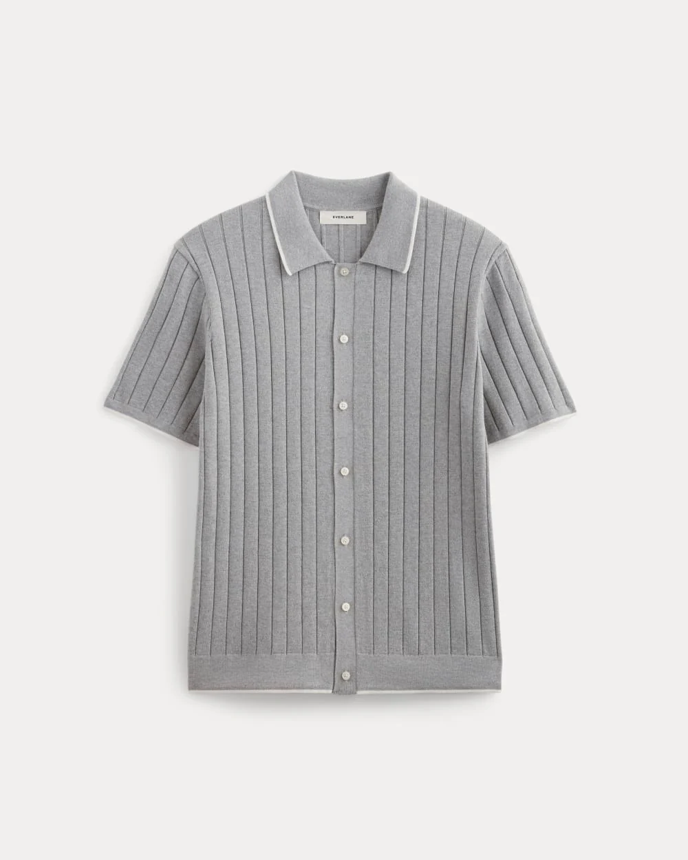 The No-Sweat Button-Down Polo | Heather Grey - Image 2