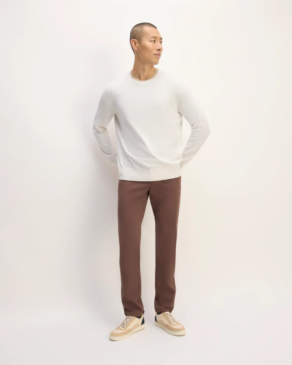 The No-Sweat Sweater | Uniform | Heathered Canvas - Image 3