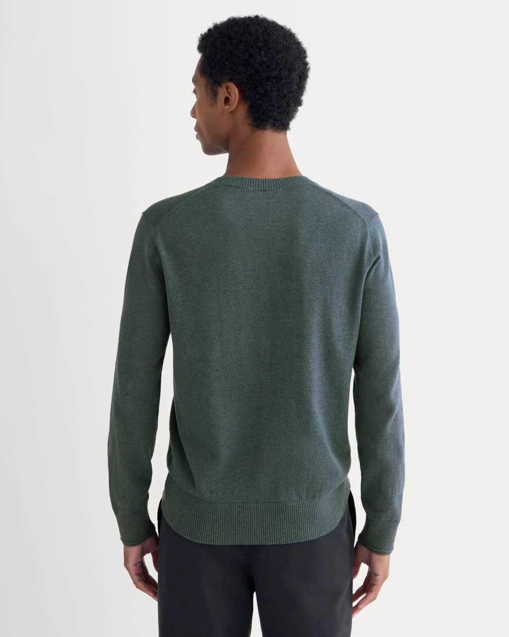 The No-Sweat Sweater | Uniform | Heather Midnight Navy - Image 5
