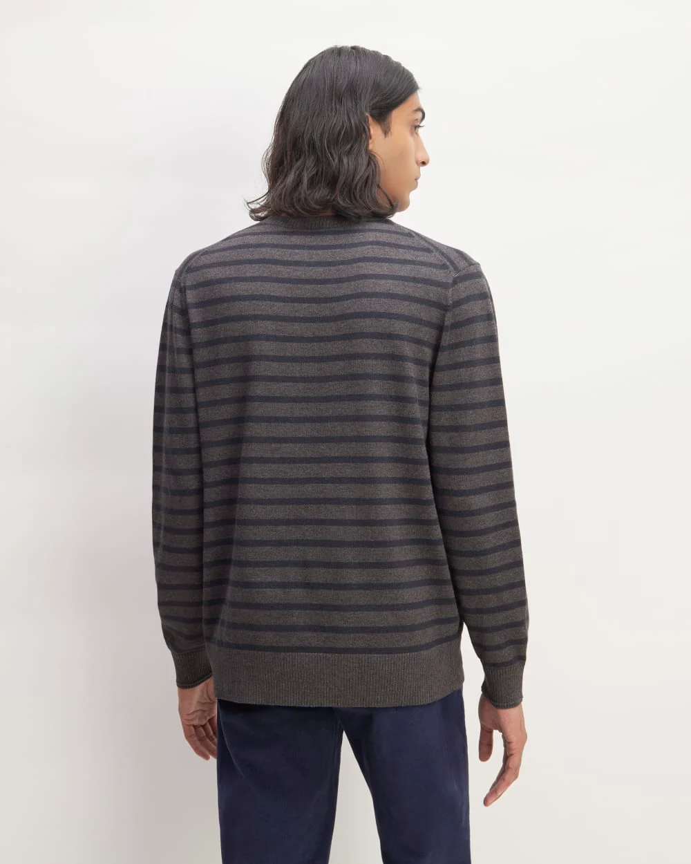 The No-Sweat Sweater | Uniform | Heathered Midnight / Heathered Ash - Image 6