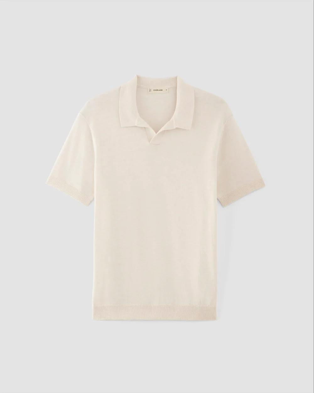 The No-Sweat Polo | Heathered Canvas - Image 2
