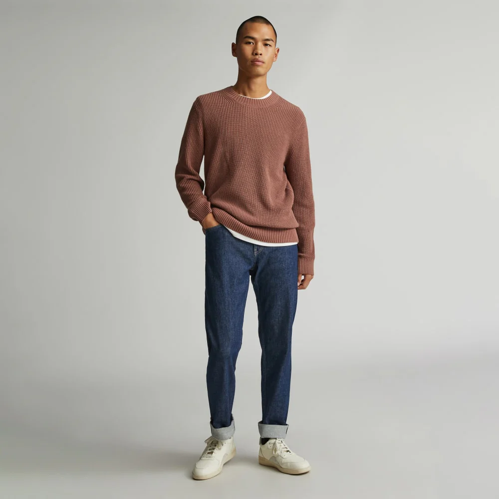 The No-Sweat Ribbed Crew | Carob Brown - Image 5