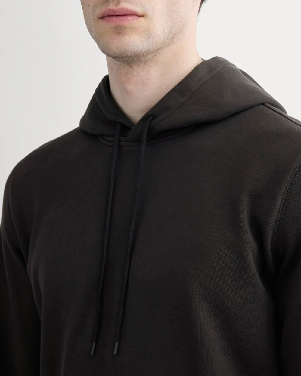 The Off-Duty Terry Hoodie | Black - Image 4