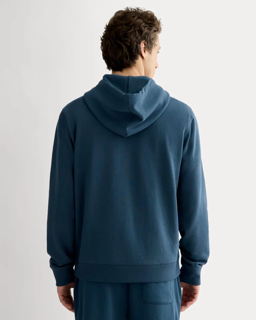 The Off-Duty Terry Hoodie | Midnight Navy - Image 5