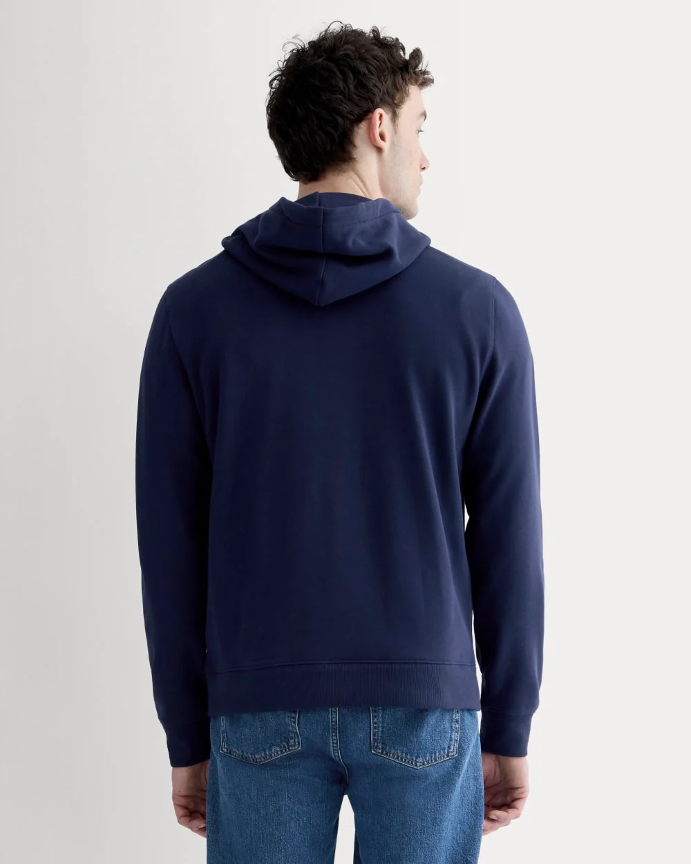 The Off-Duty Terry Hoodie | Navy - Image 5