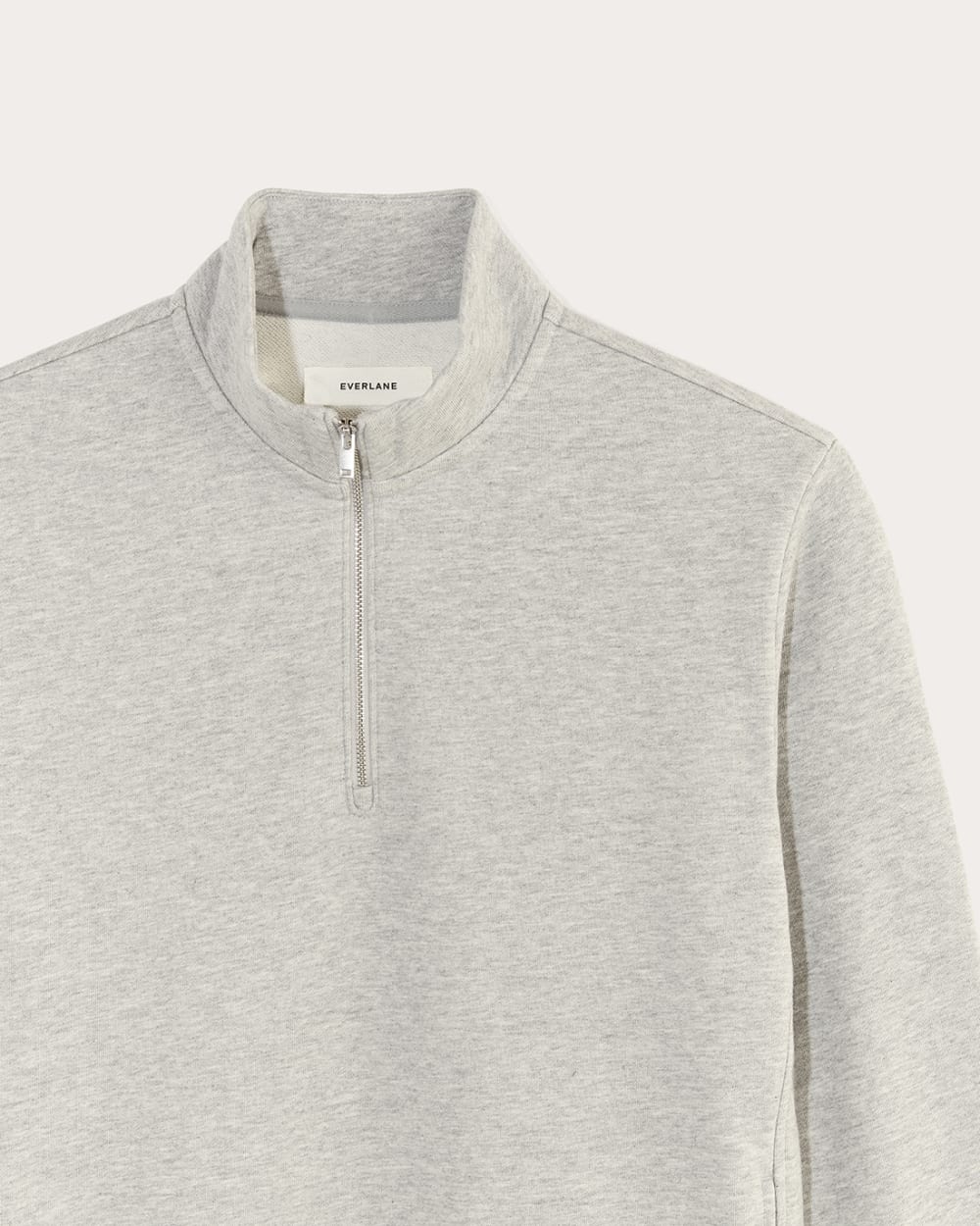 The Off-Duty Terry Quarter-Zip |  Heathered Grey - Image 6