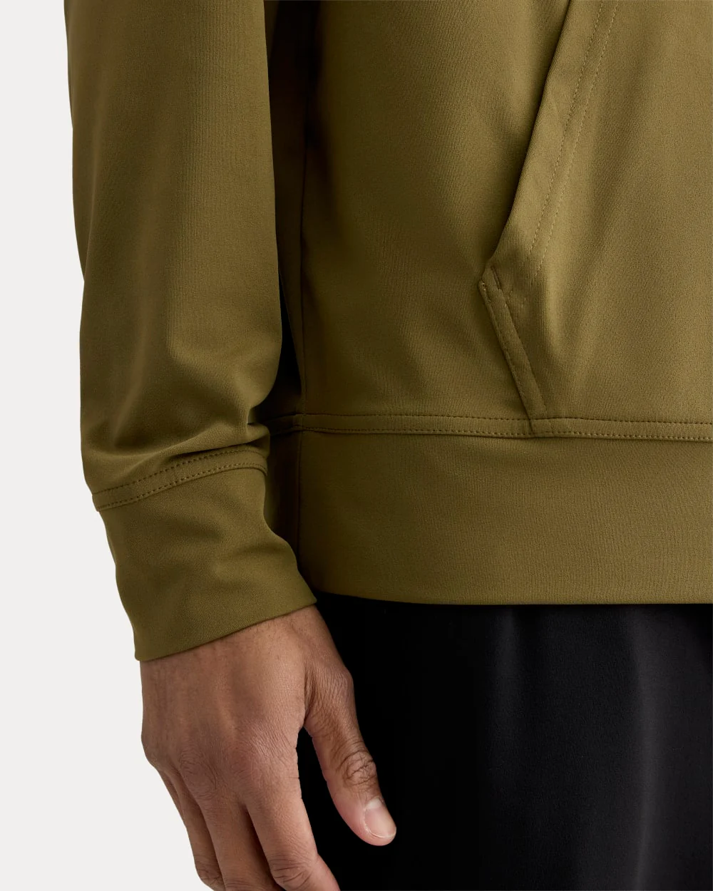 The Off-Duty Tech Hoodie | Olive - Image 4