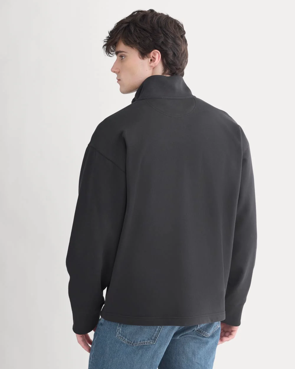 Off-Duty Terry Pullover | Black - Image 5