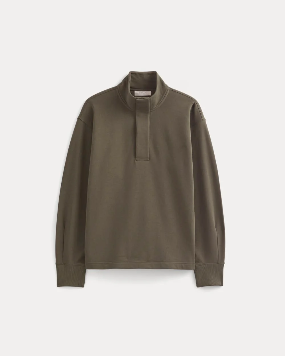 Off-Duty Terry Pullover | Olive Night - Image 2