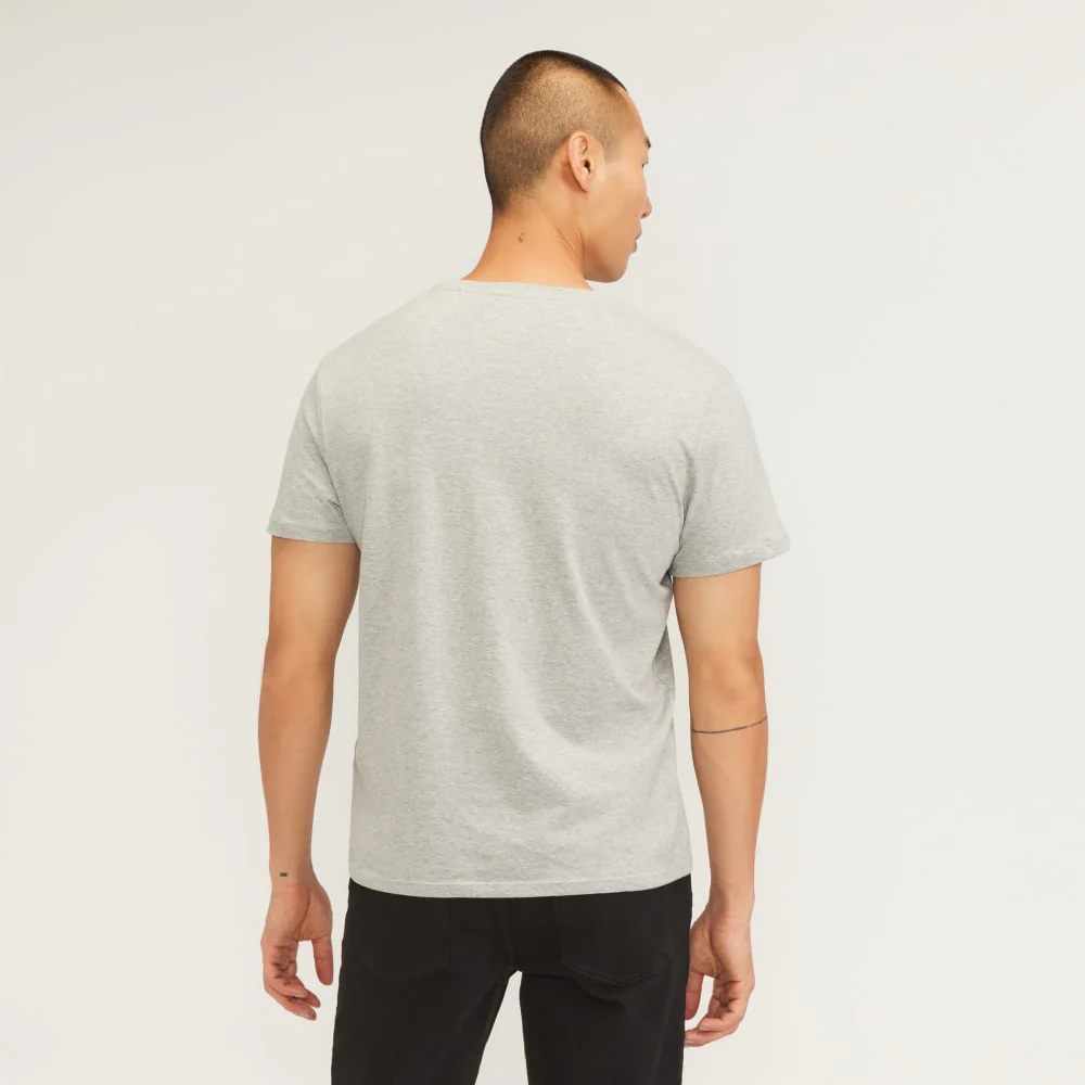 The Organic Cotton Crew |  Heathered Grey - Image 3