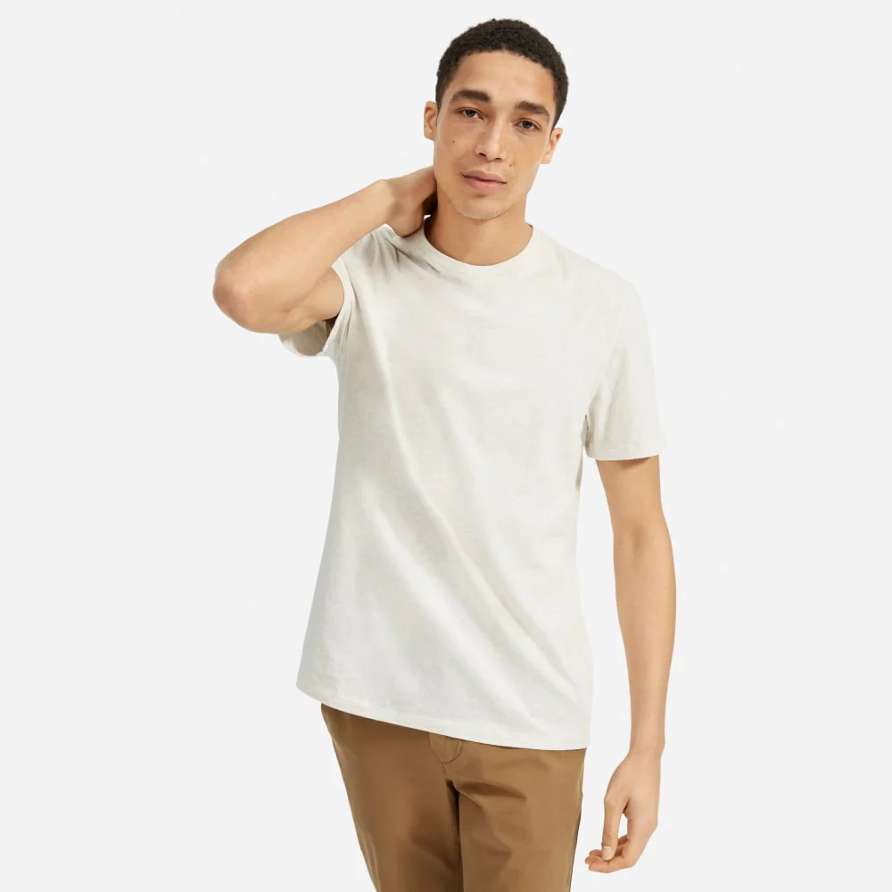 The Organic Cotton Crew | Heather Oatmeal - Image 2