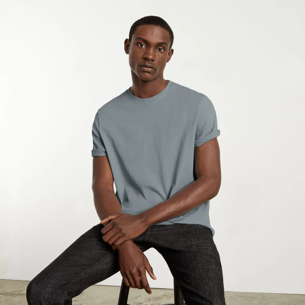 The Organic Cotton Crew | Sky - Image 2