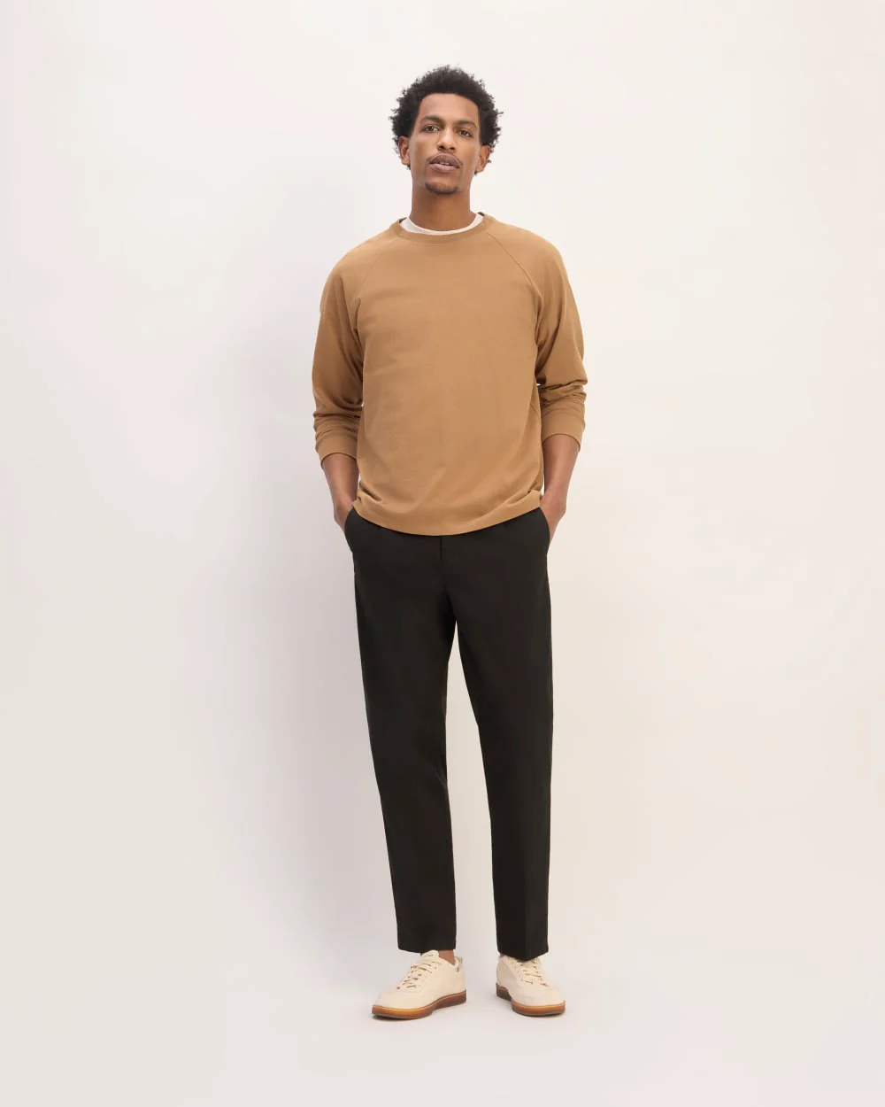 The Pleated Air Chino | Black - Image 3
