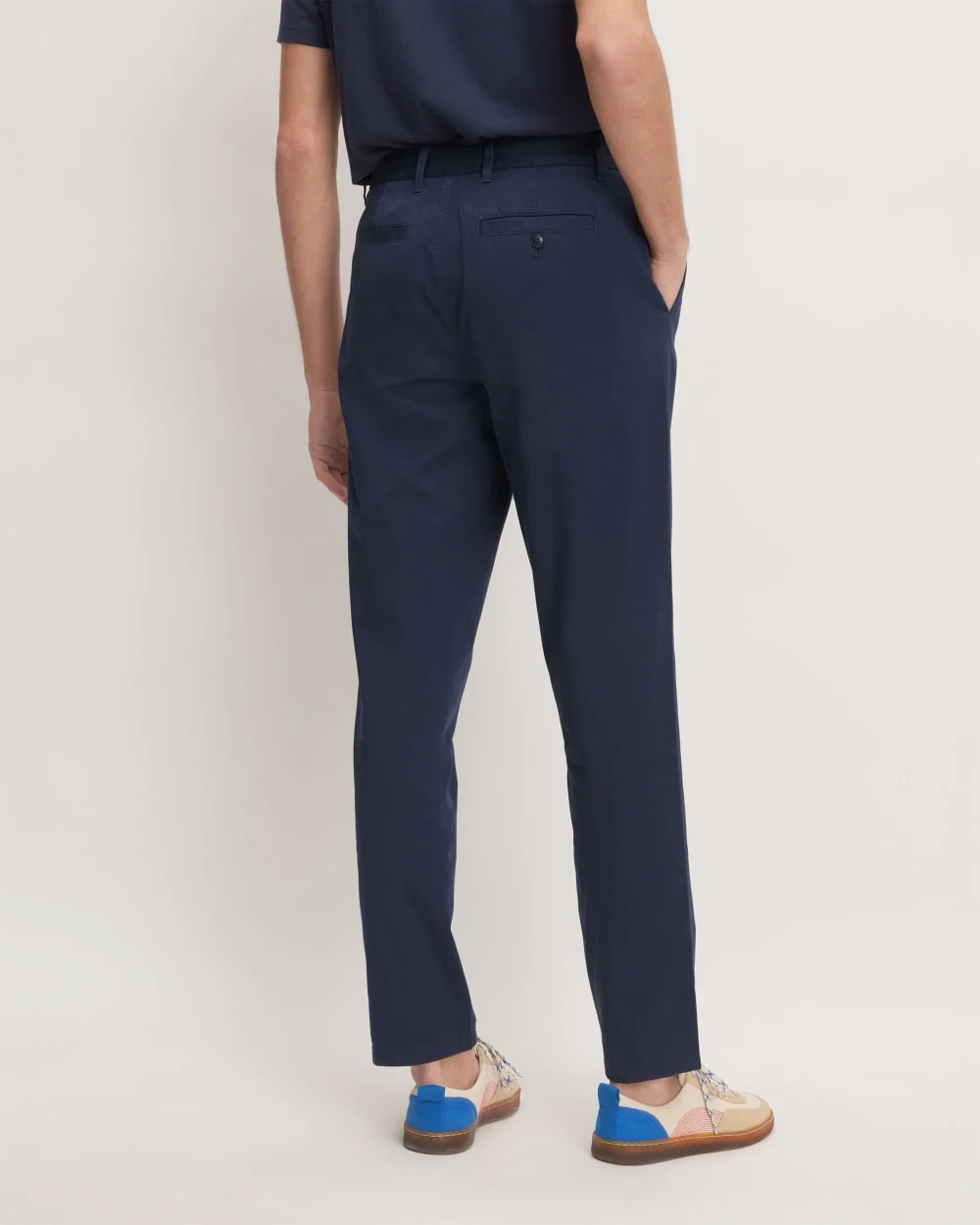 The Pleated Air Chino | Deep Navy - Image 4