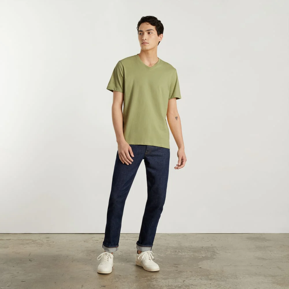 The Organic Cotton V-Neck Tee | Desert Palm - Image 3
