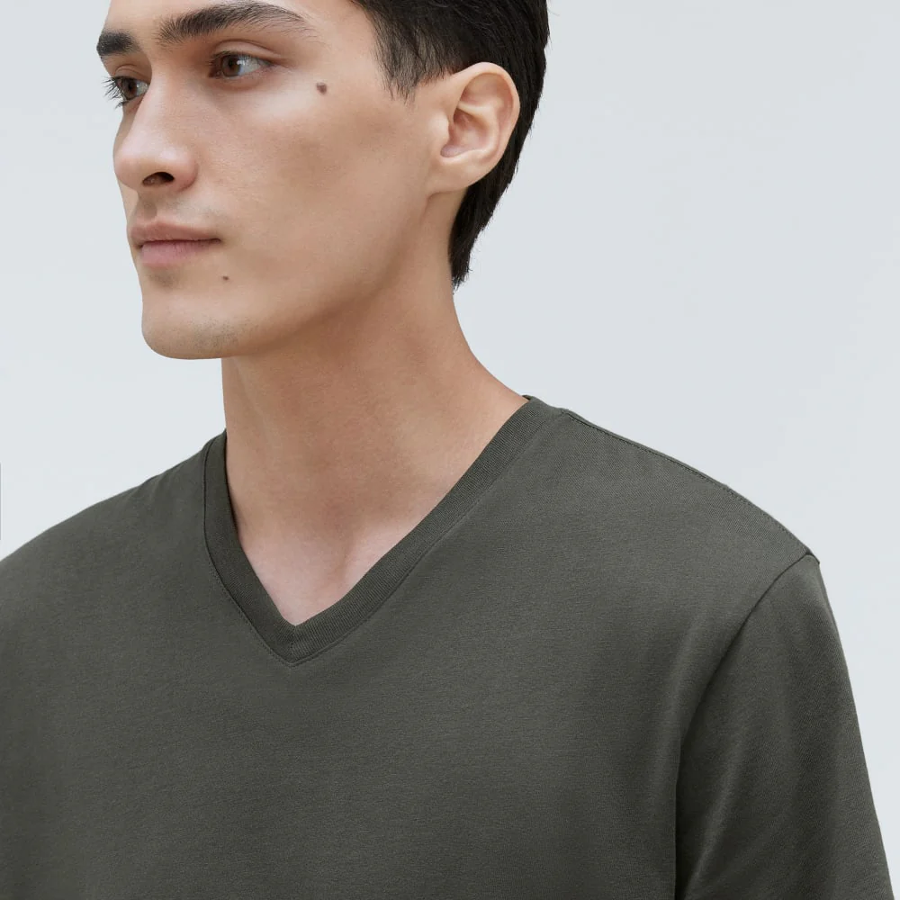 The Organic Cotton V-Neck Tee | Kambaba - Image 4