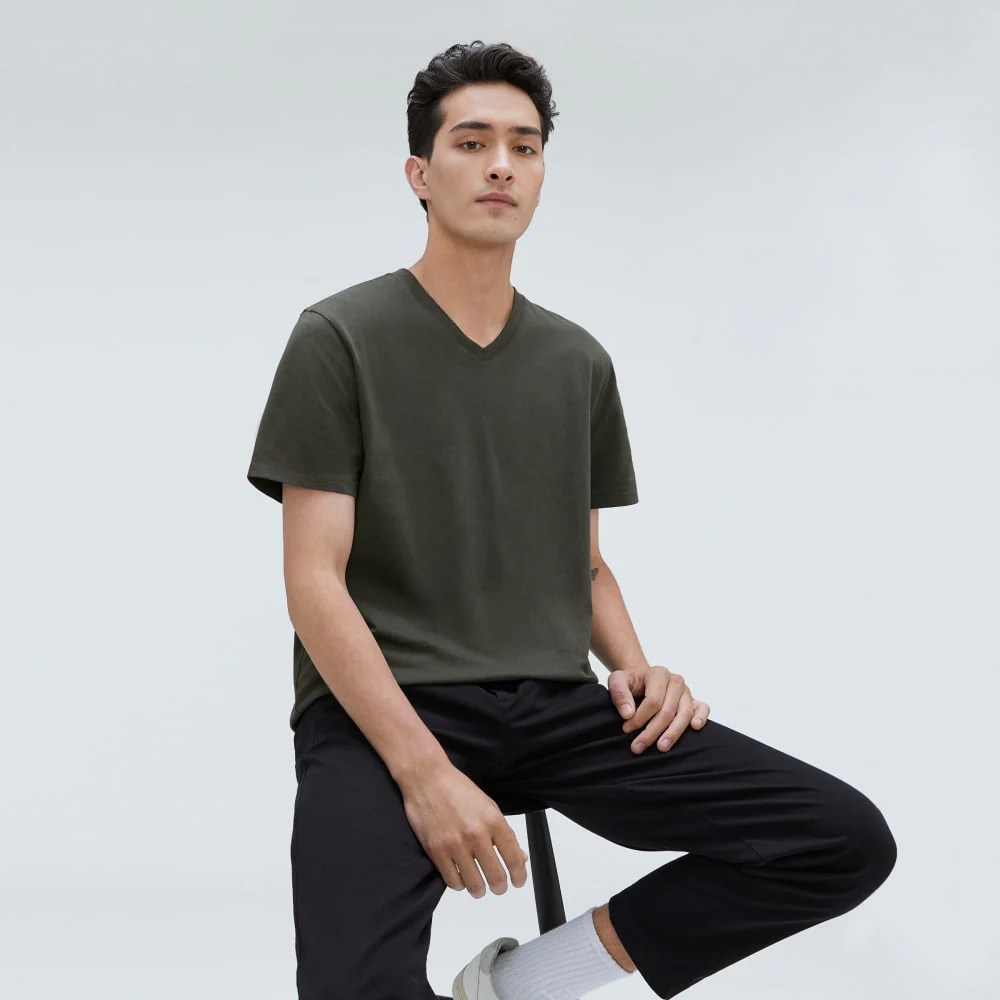 The Organic Cotton V-Neck Tee | Kambaba - Image 5