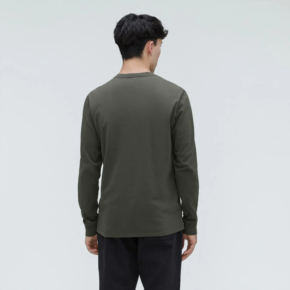 The Organic Cotton Long-Sleeve Pocket Tee | Kambaba - Image 3