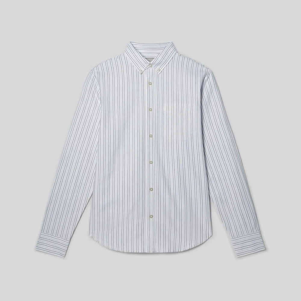 The Classic Oxford Shirt | Canvas / Mauve / Chocolate | Standard - Image 2