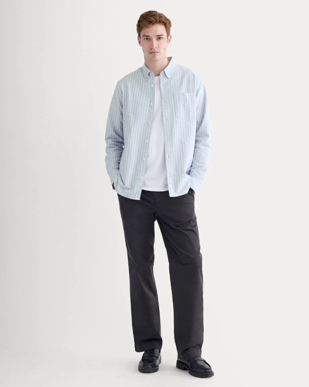 The Classic Oxford Shirt | Summer Sky Stripe | Standard - Image 3