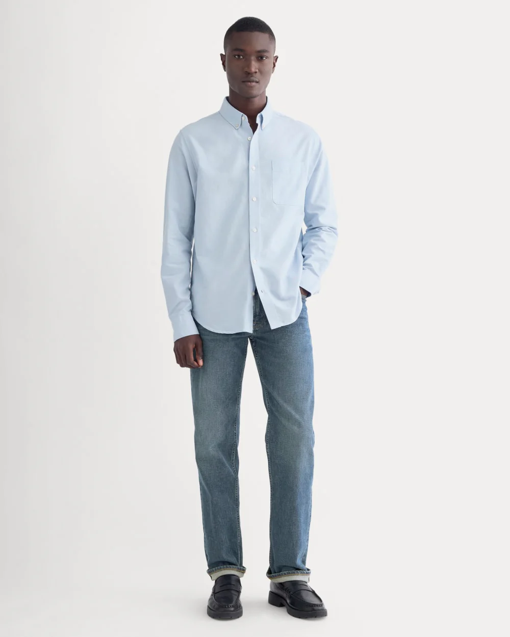 The Classic Oxford Shirt | Light Blue | Tall - Image 3