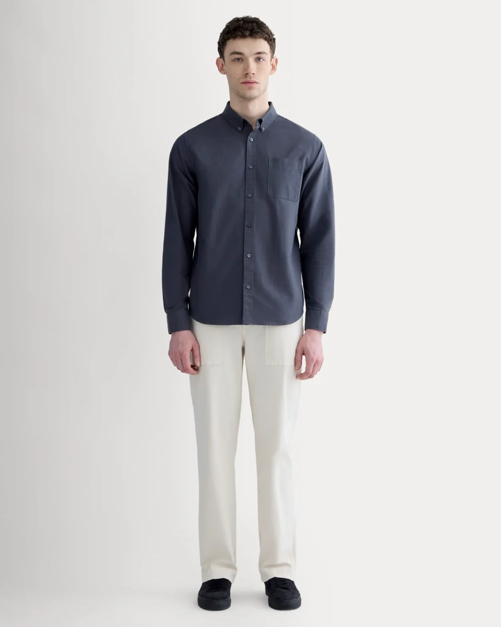 The Classic Oxford Shirt | Slate Grey | Tall - Image 3