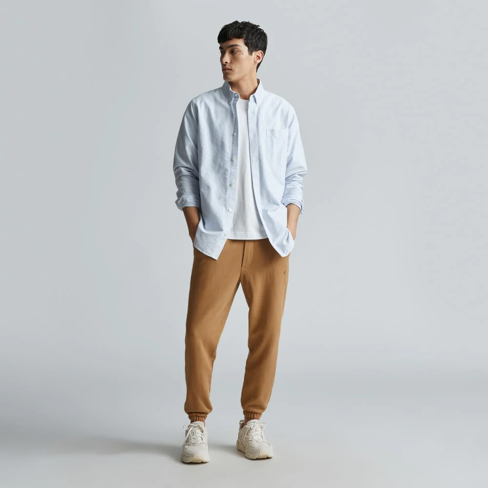 The Classic Oxford Shirt | White / Blue | Standard - Image 6