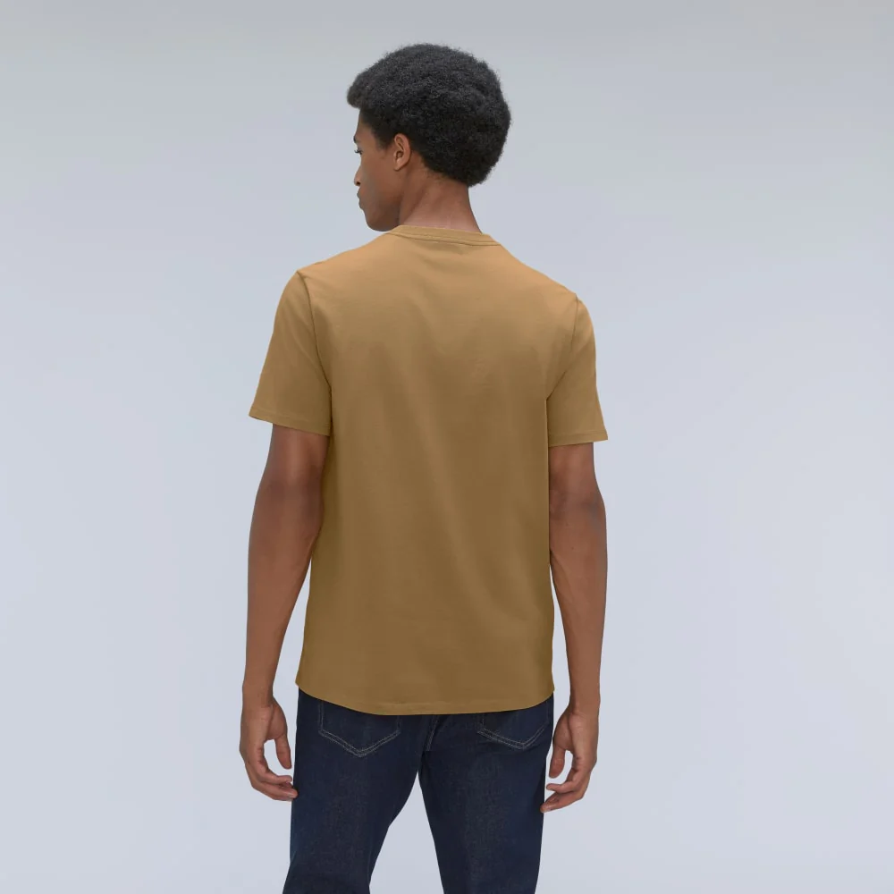 The Organic Cotton Pocket Tee | Dark Brown - Image 3