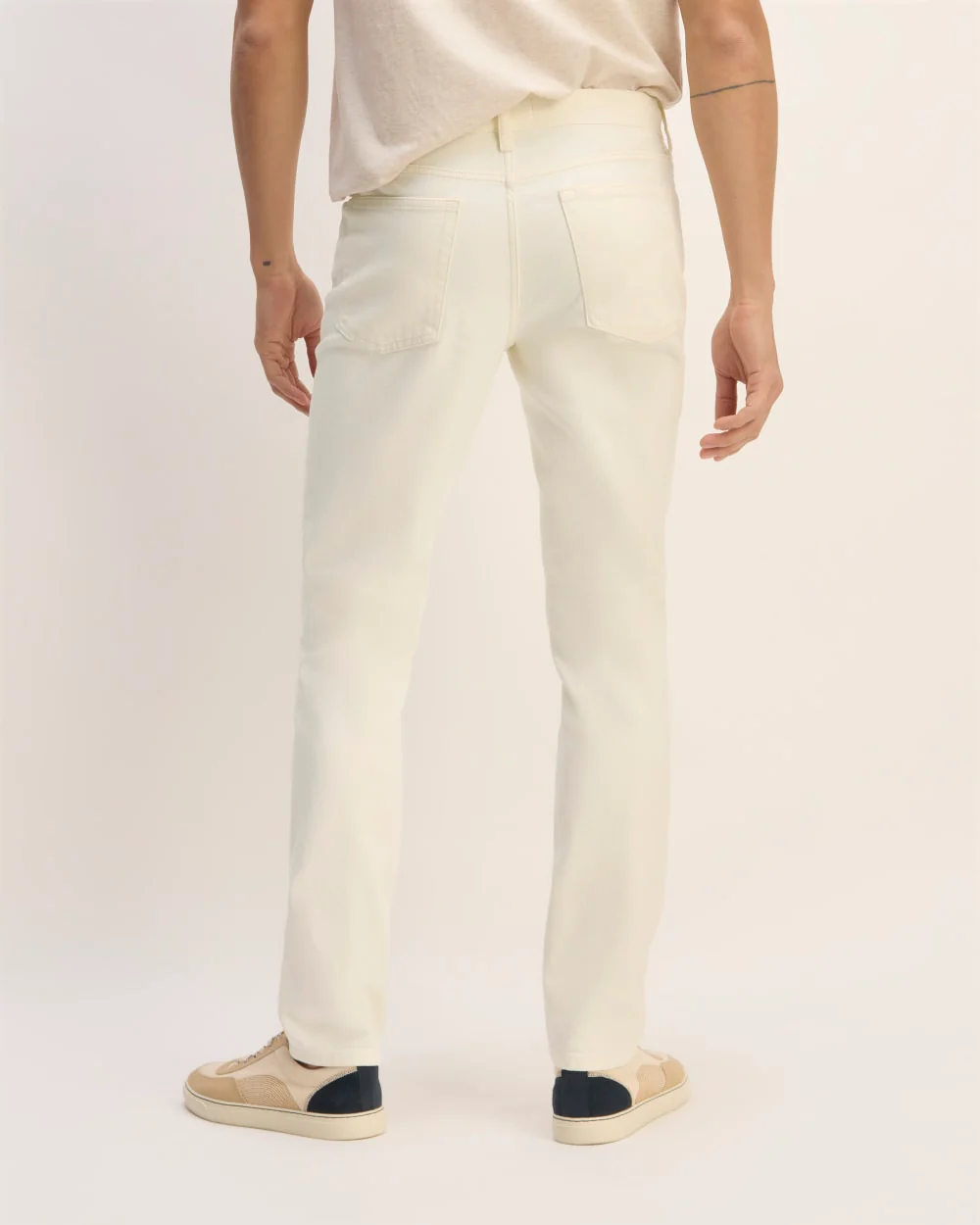 The Organic Cotton Slim-Fit Jean | Calico Ecru - Image 6
