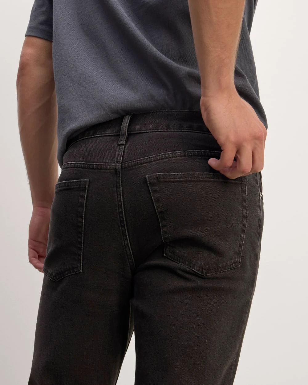 The Organic Cotton Slim-Fit Jean | Washed Black - Image 5