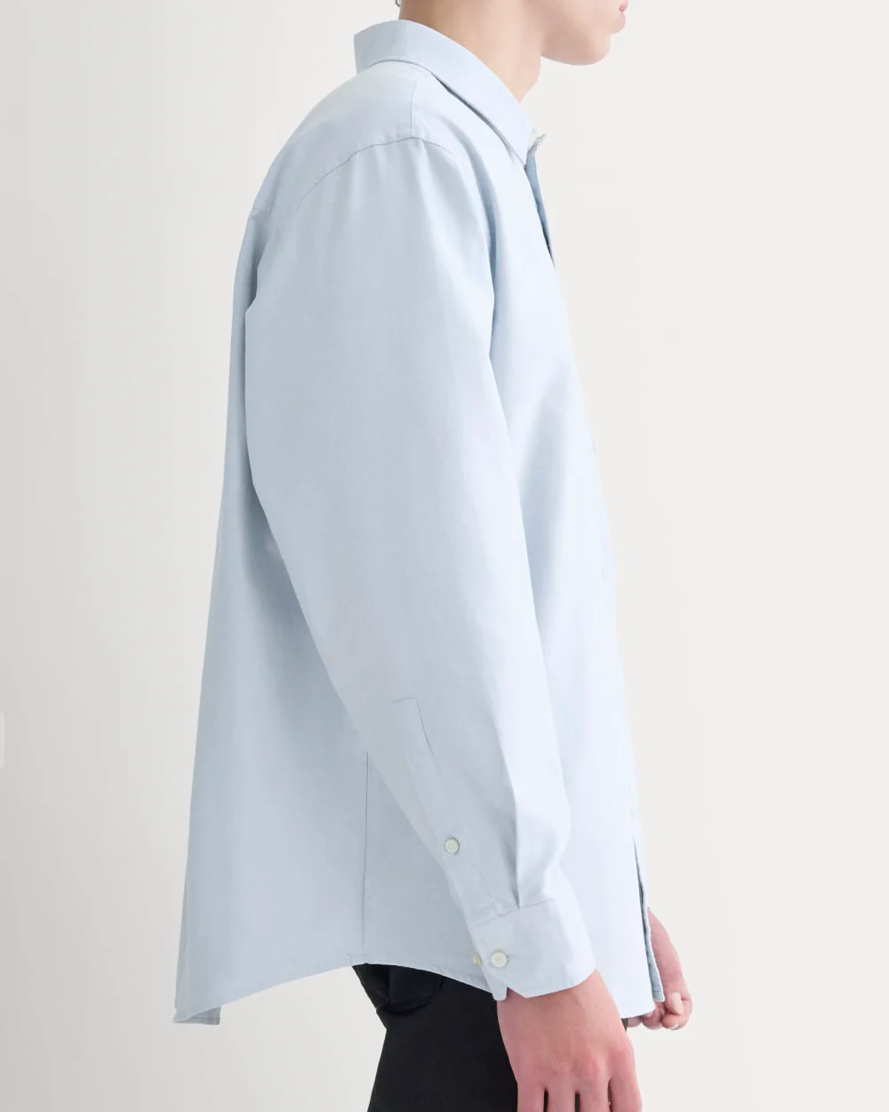 Oversized Oxford Shirt | Light Blue - Image 3