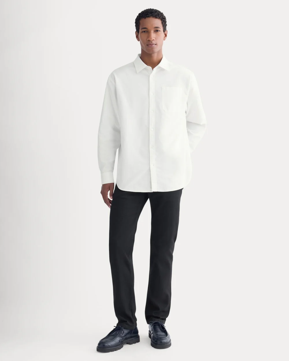 Oversized Oxford Shirt | White - Image 3