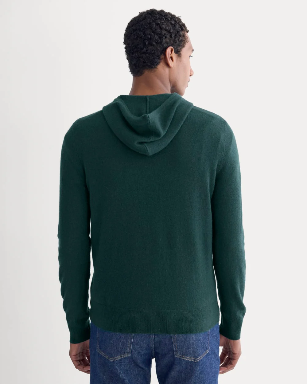 Everlane x Peace & Quiet Cashmere Hoodie | Pine - Image 5