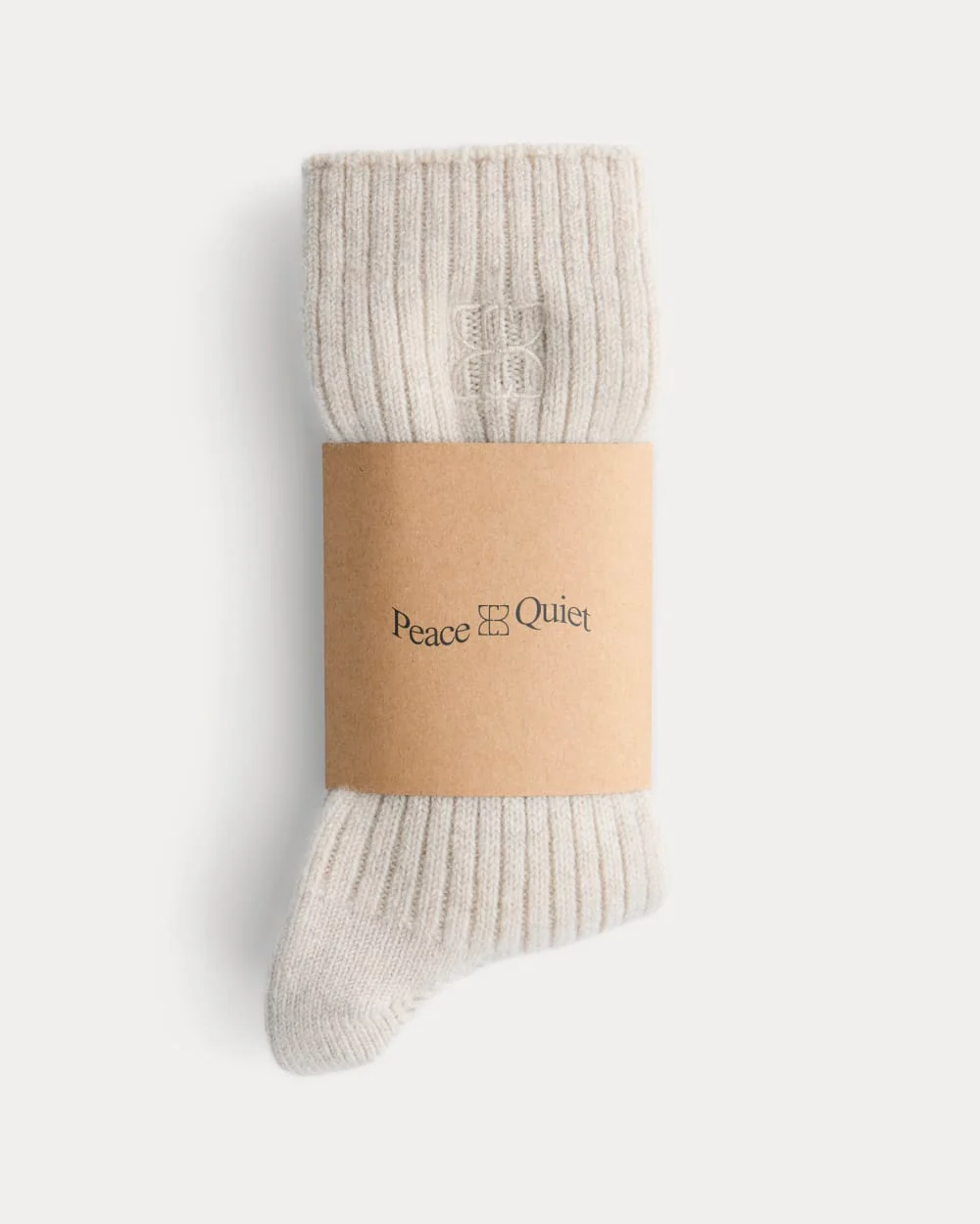 Everlane x Peace & Quiet Cashmere Socks | Bone - Image 2