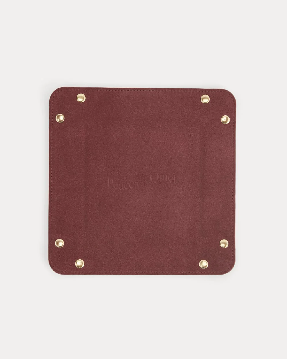 Everlane x Peace & Quiet Suede Catchall | Wine - Image 4