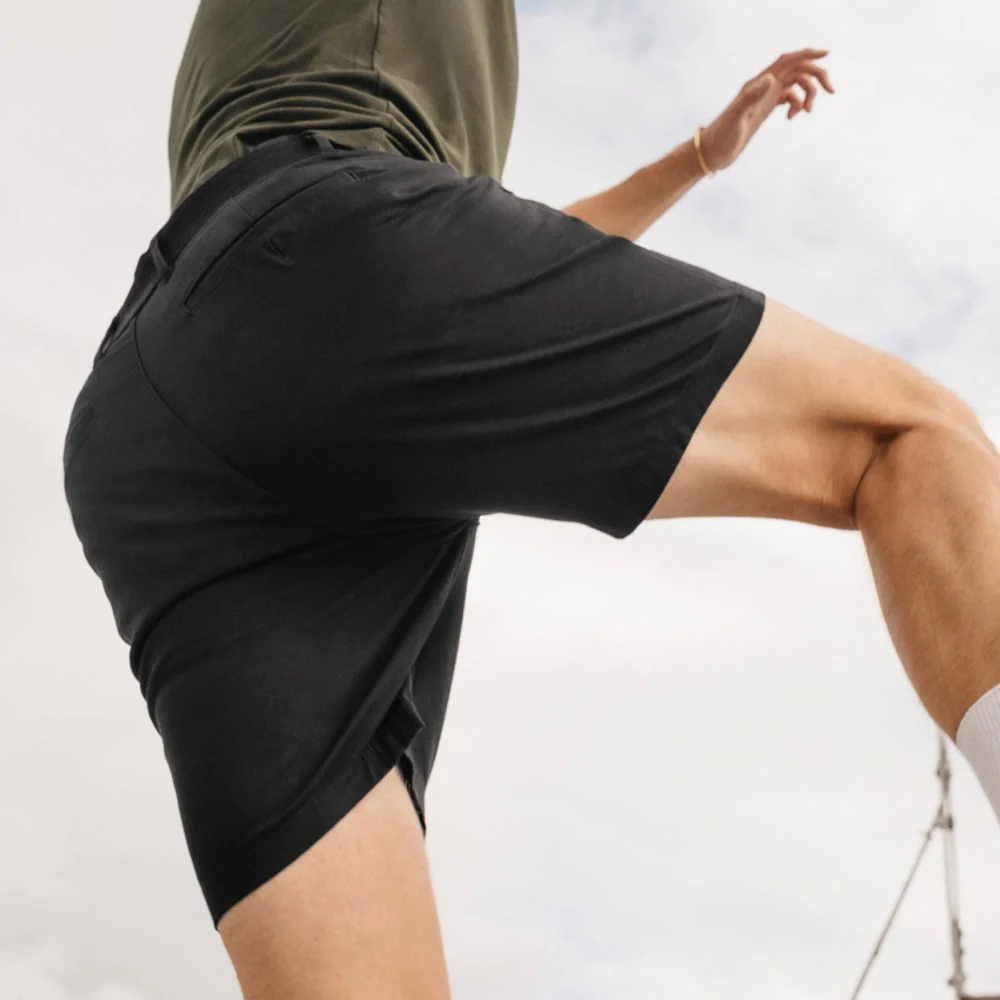 The 7” Slim-Fit Performance Chino Short | Black - Image 7
